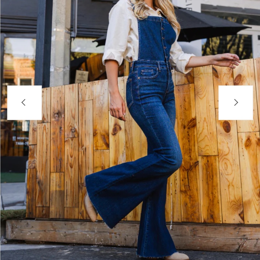 Judy Blue Overall Flare Jeans